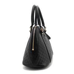 Black Guccissima Dome 2way bag