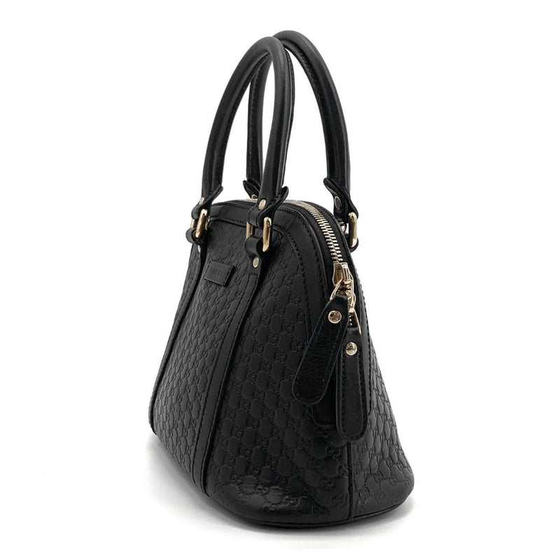 Black Guccissima Dome 2way bag