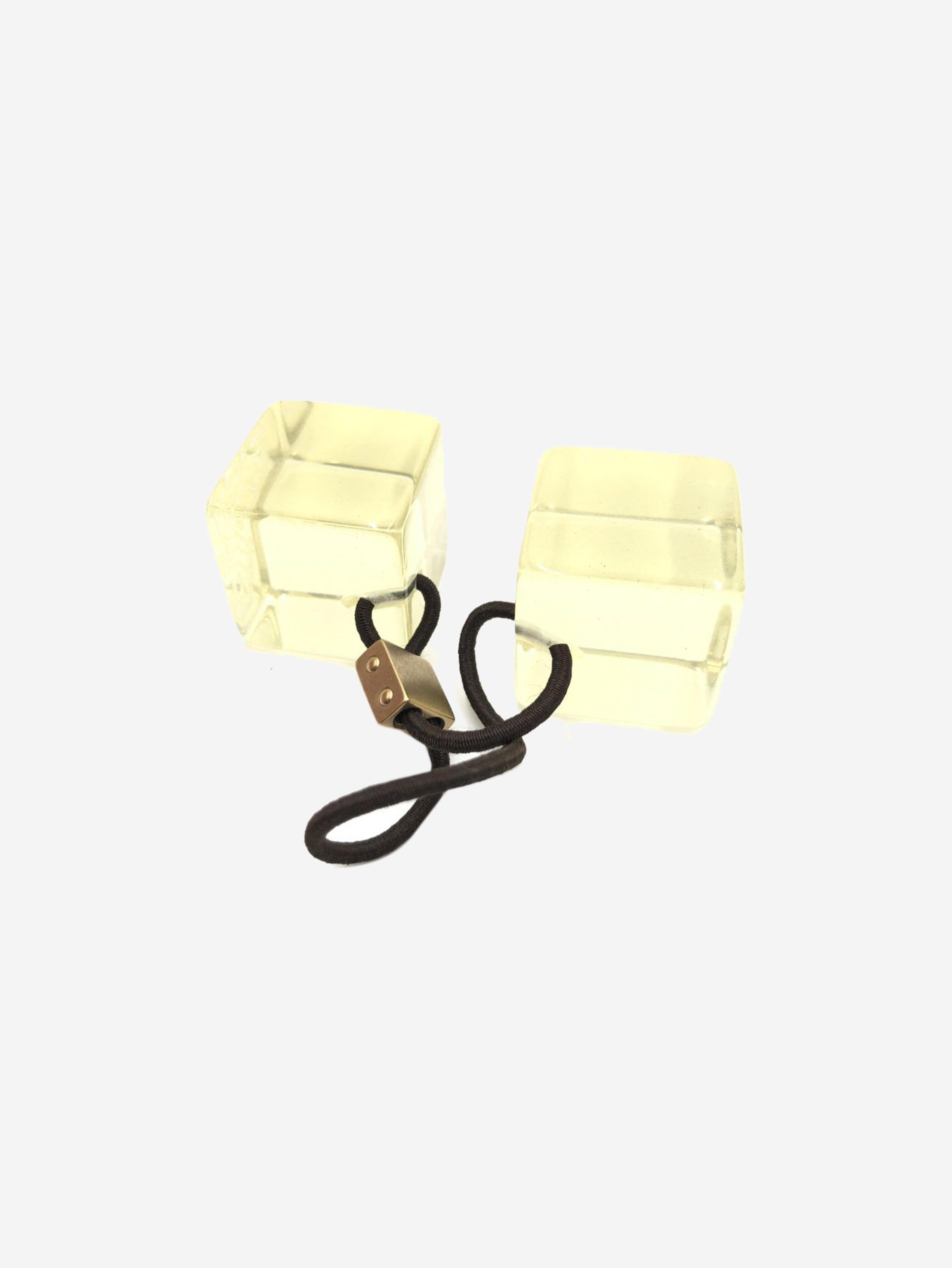 Yellow cube hair tie Hair Clips Louis Vuitton 