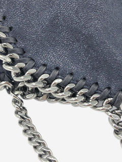 Navy Falabella chain shoulder bag