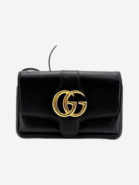 Black Arli leather shoulder bag product image