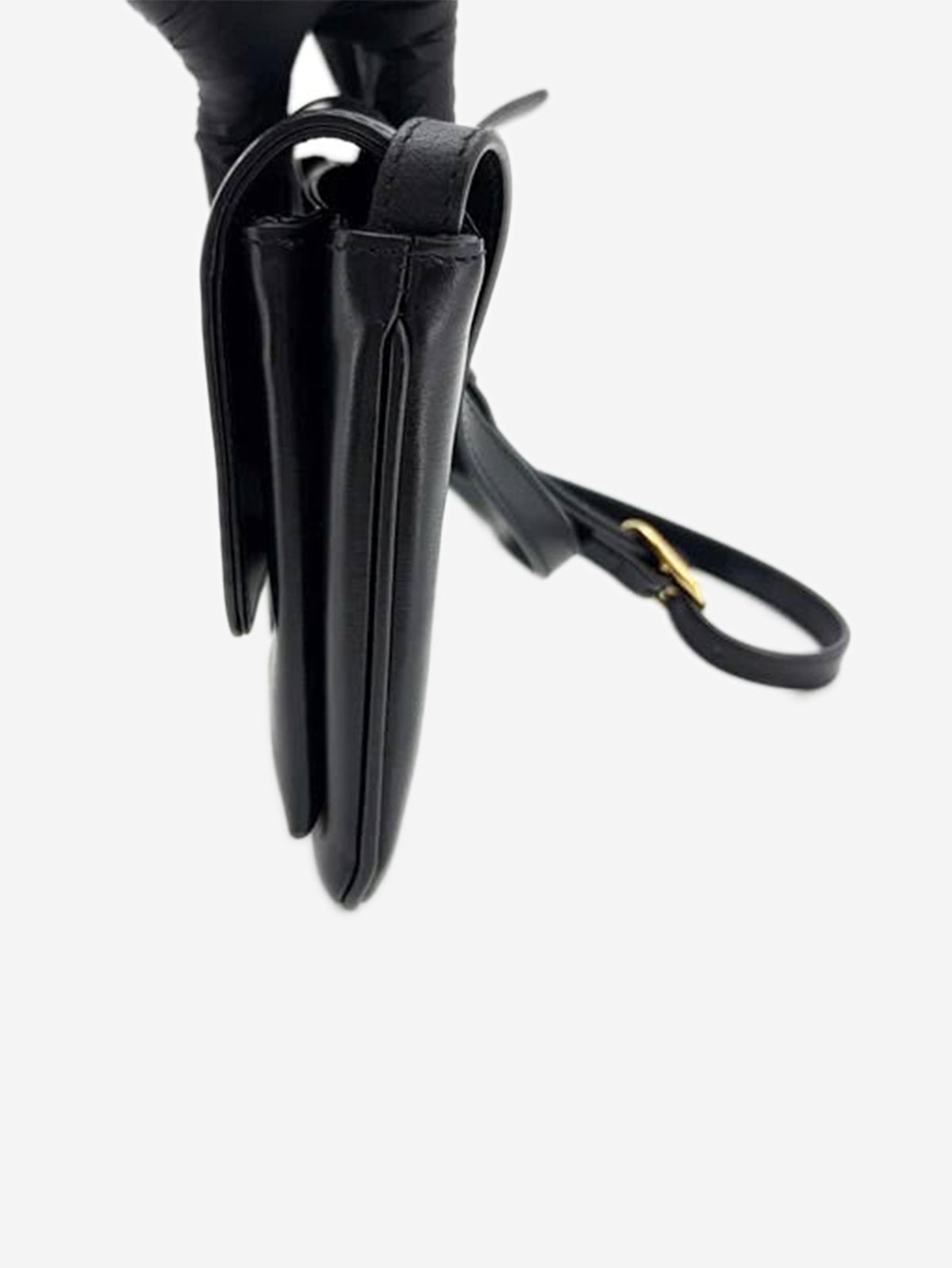 Black Arli leather shoulder bag