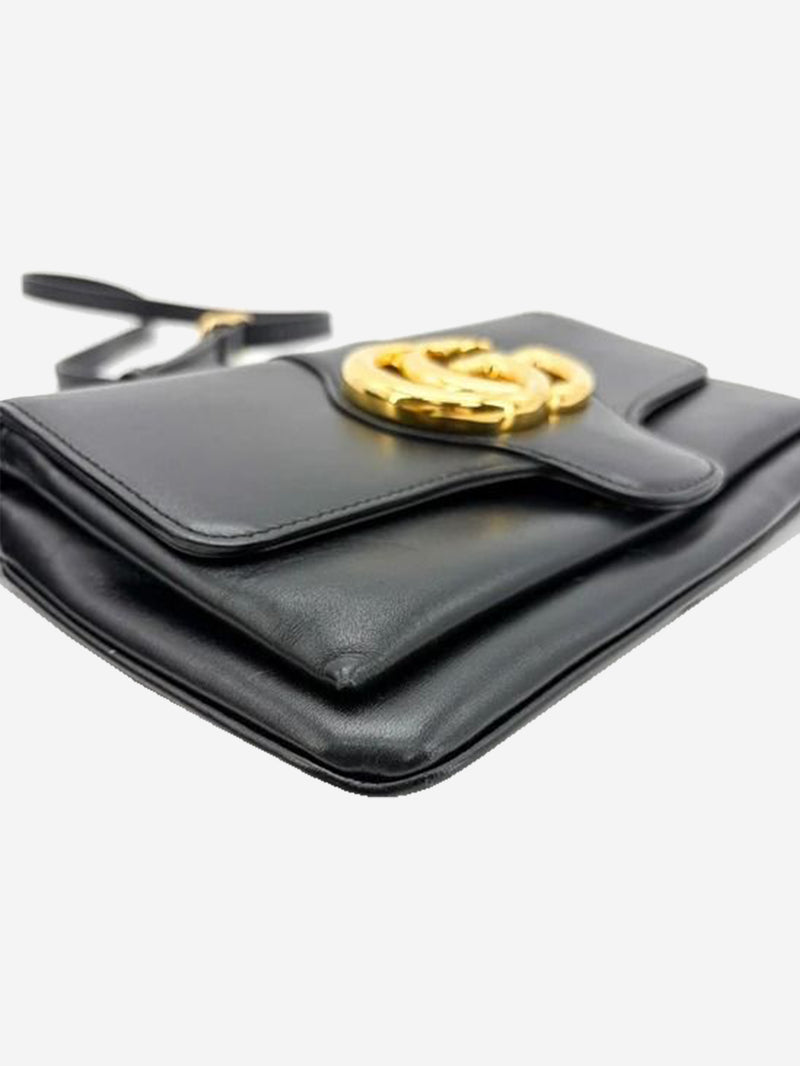 Black Arli leather shoulder bag