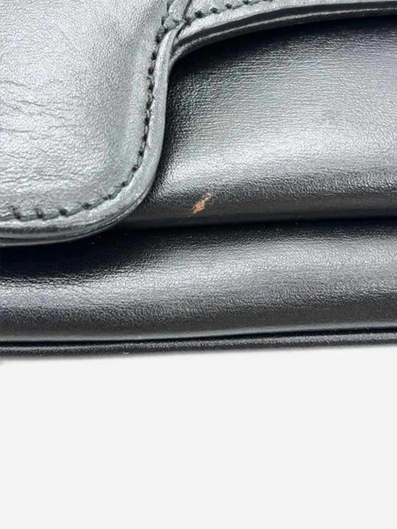 Black Arli leather shoulder bag