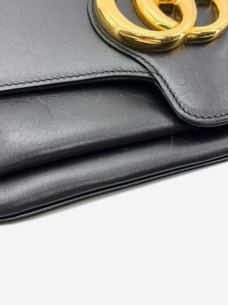 Black Arli leather shoulder bag
