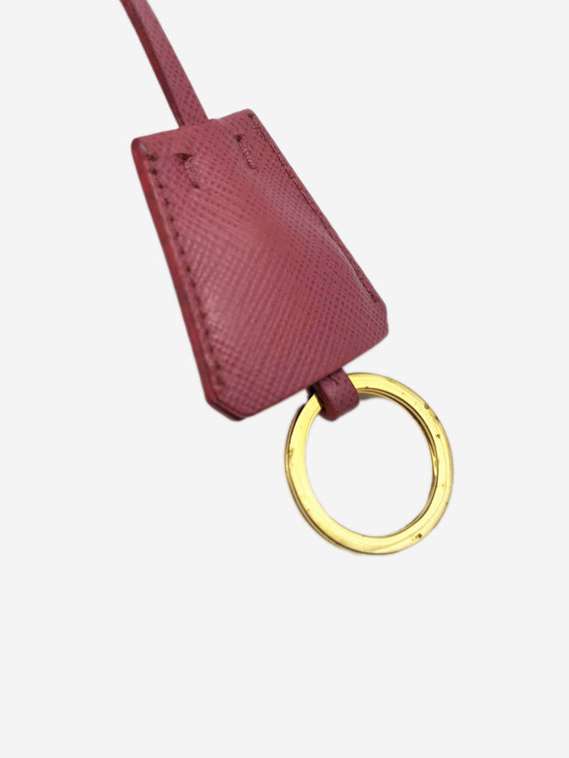 Pink small Saffiano leather Galleria 2way bag Shoulder bags Prada 