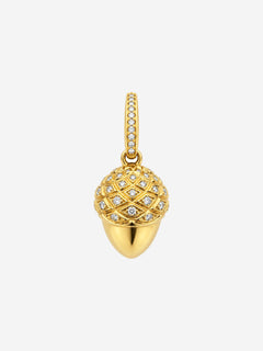 18-carat gold acorn pandent Necklaces Asprey 