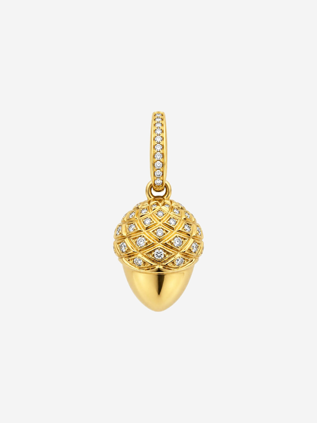 18-carat gold acorn pandent Necklaces Asprey 
