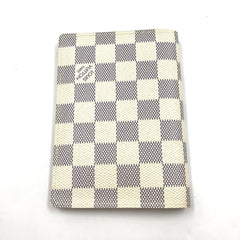 Cream Damier Azur passport cover Wallets, Purses & Small Leather Goods Louis Vuitton 