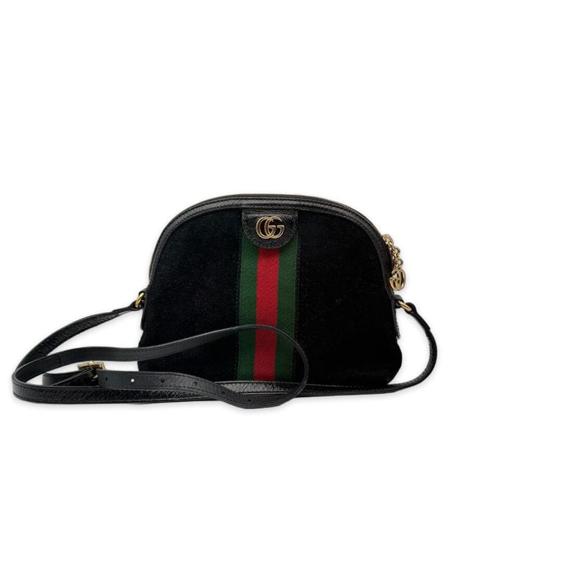 Black suede Ophidia shoulder bag Shoulder bags Gucci 