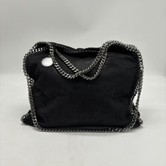 Black Falabella three-chain tote bag