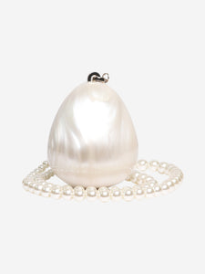 Simone Rocha Ivory Pearl Egg bag