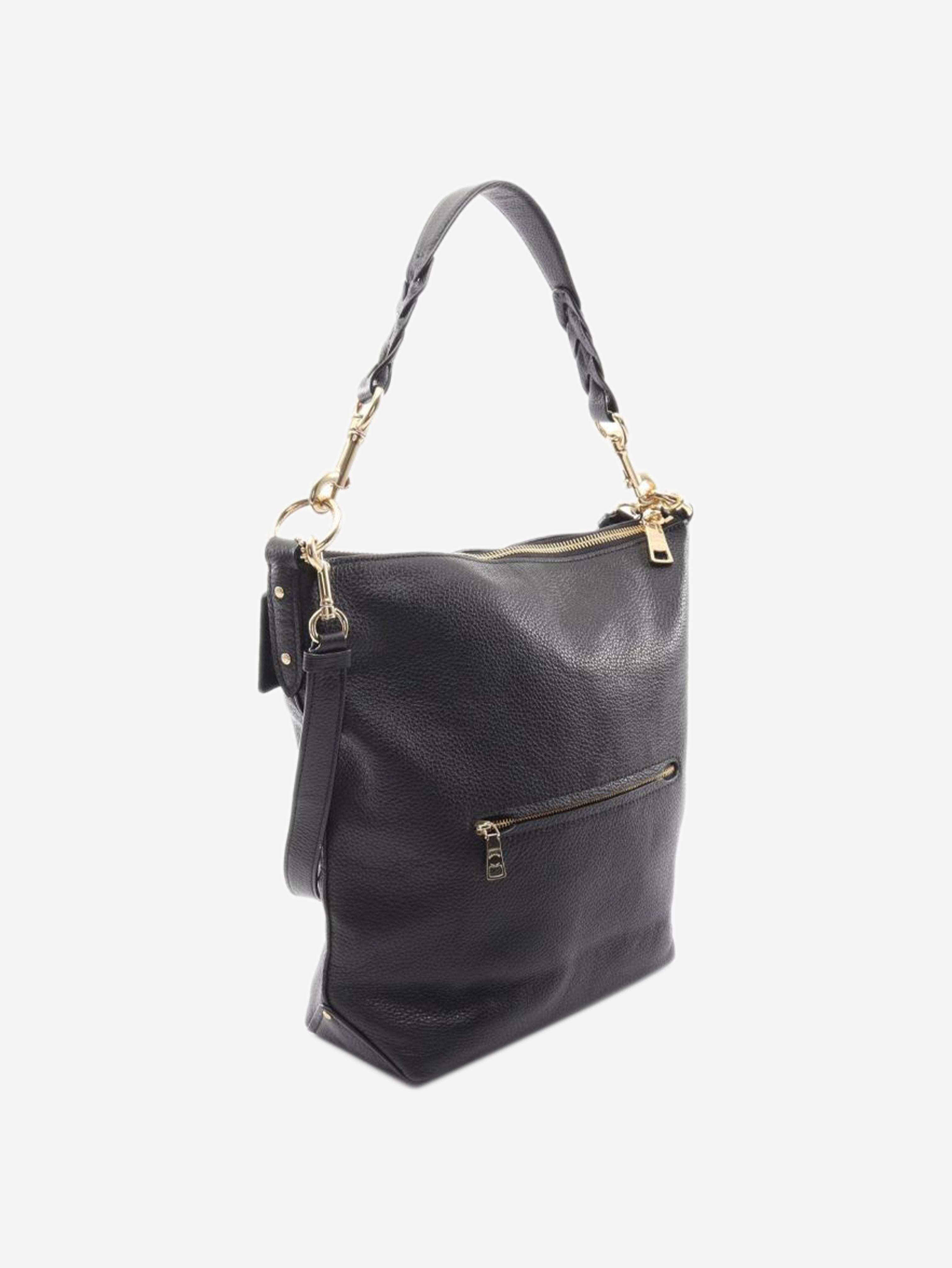 Black Abby leather 2way shoulder bag Shoulder bags Coach 