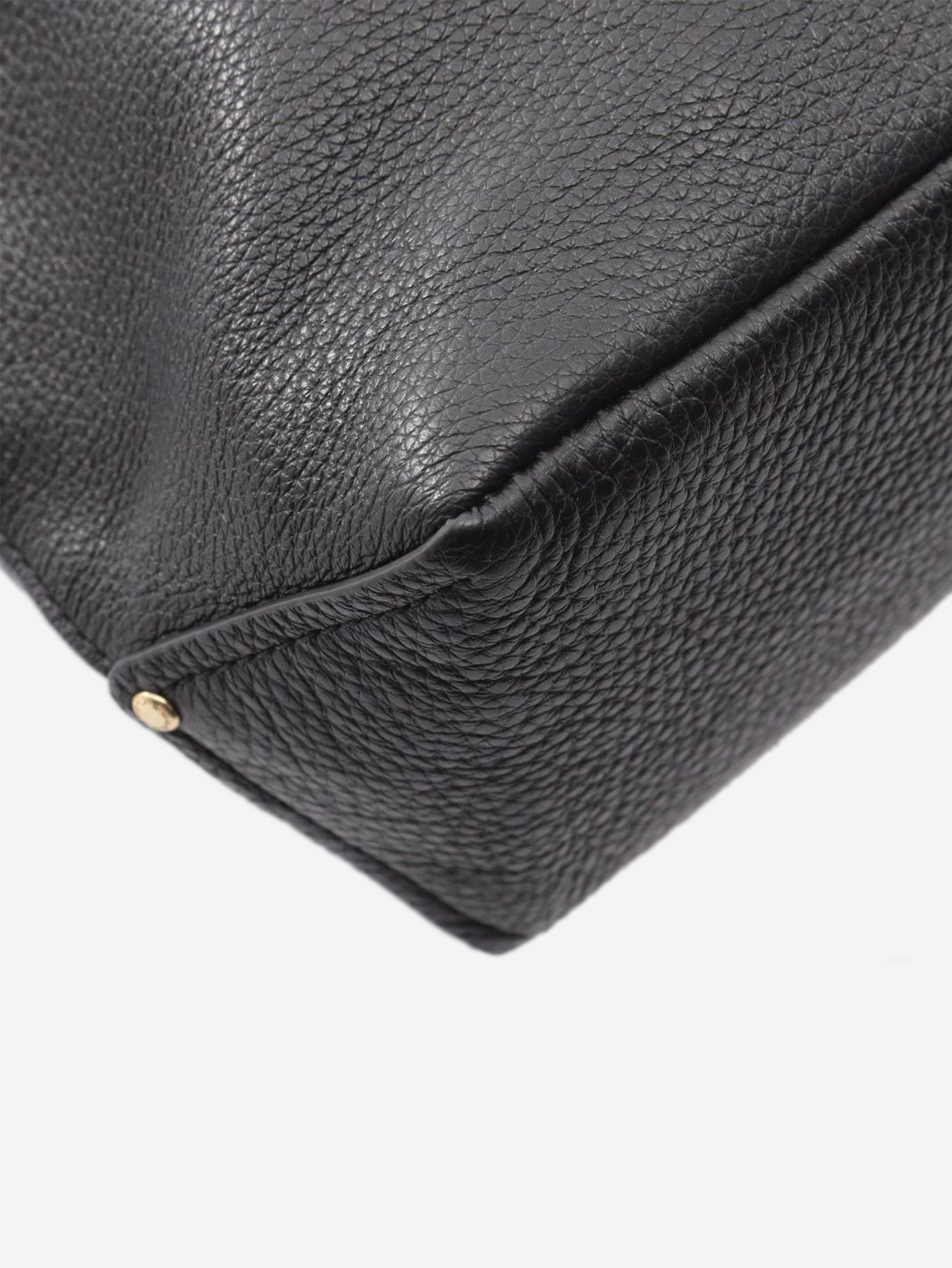 Black Abby leather 2way shoulder bag Shoulder bags Coach 