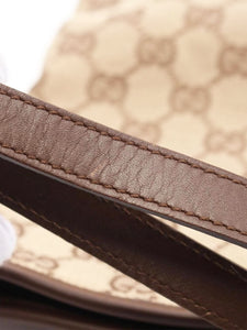 Gucci Brown GG canvas tote bag