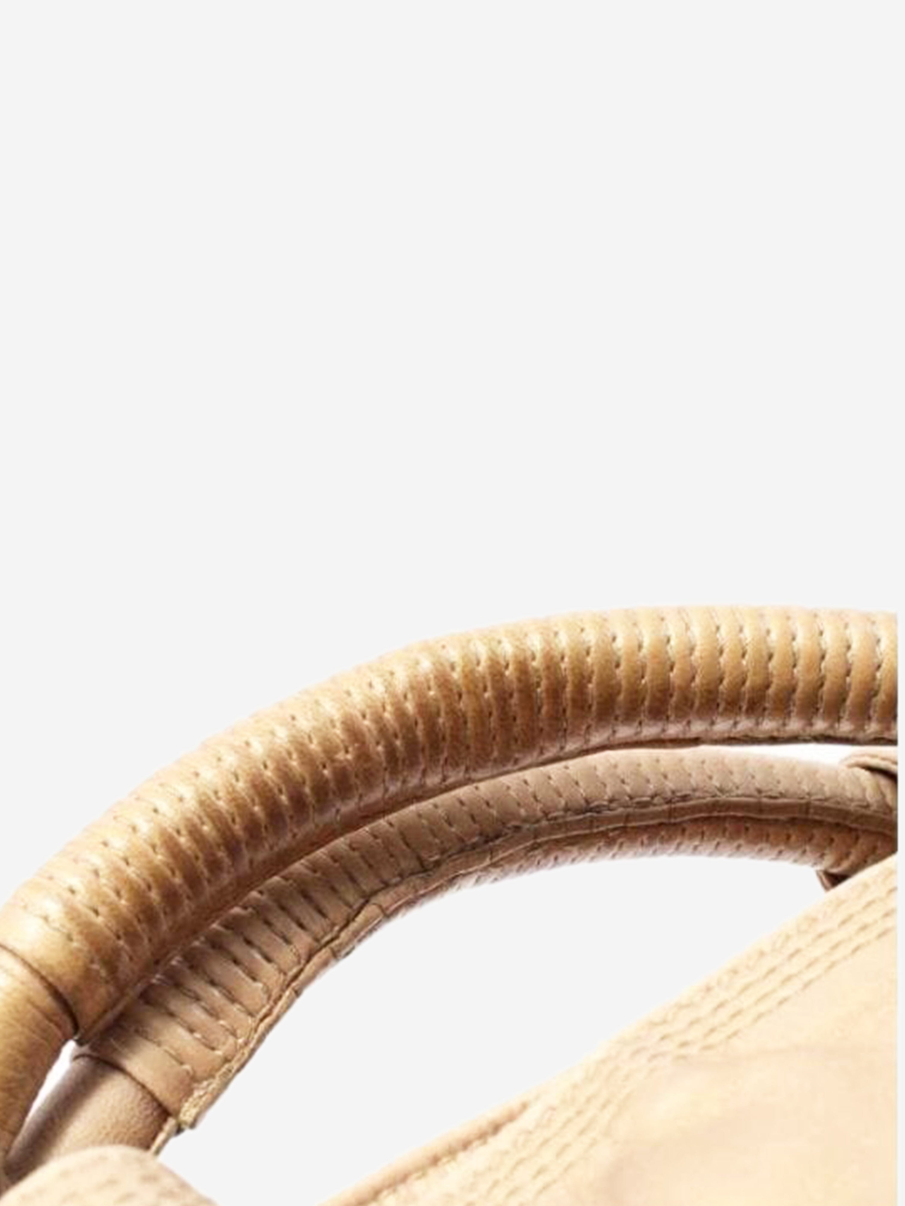 Gold Nappa Aire handbag Top Handle Bags Loewe 