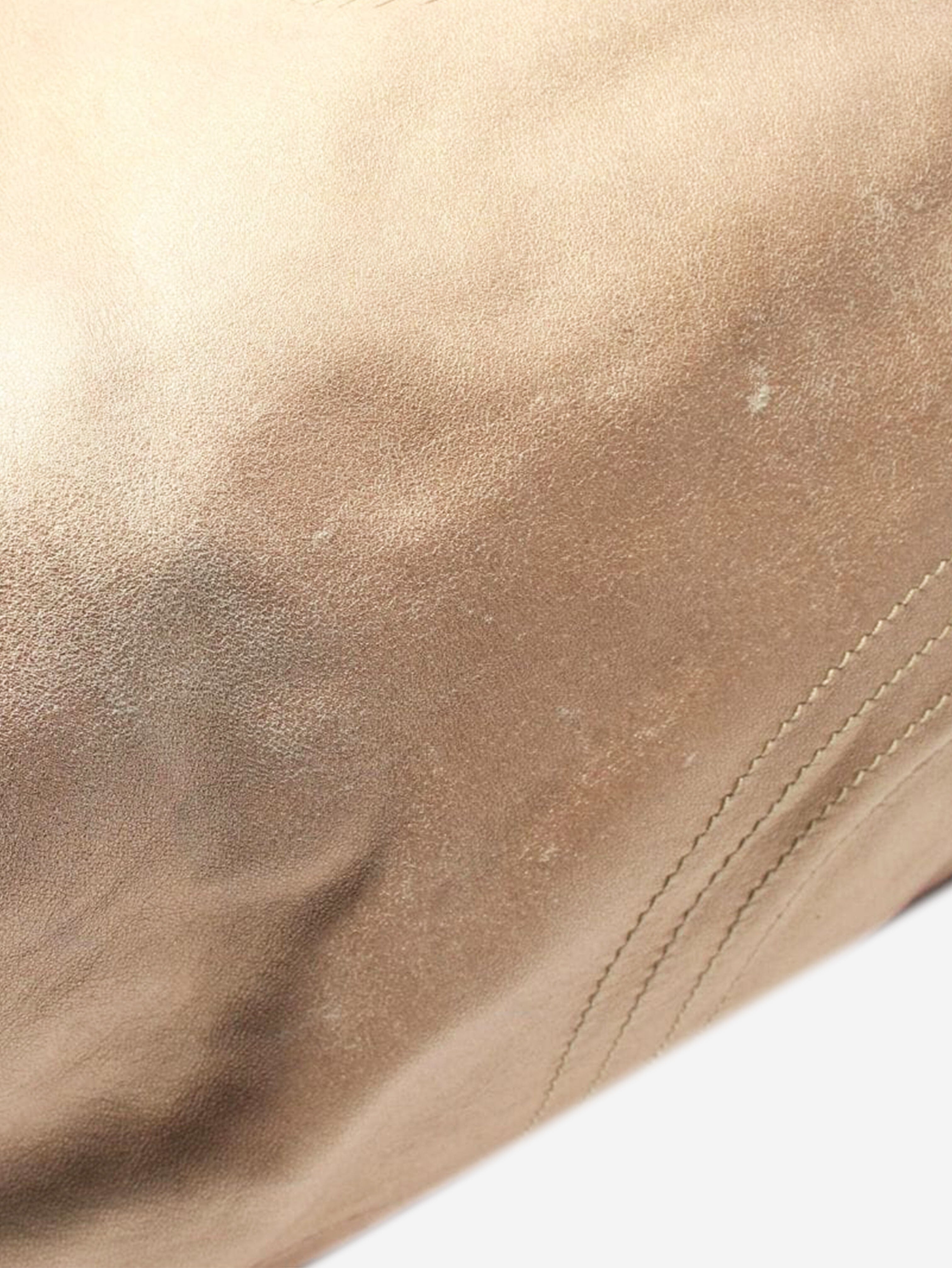 Gold Nappa Aire handbag Top Handle Bags Loewe 