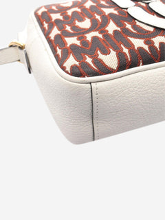 Multicolour jacquard logo shoulder bag Shoulder bags Miu Miu 