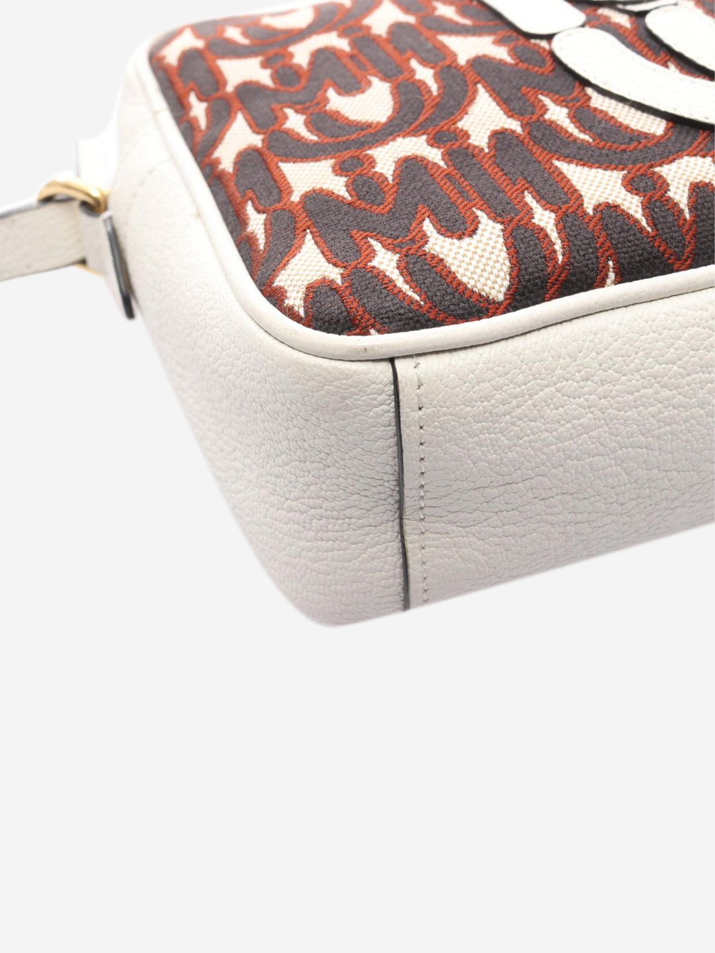 Multicolour jacquard logo shoulder bag Shoulder bags Miu Miu 