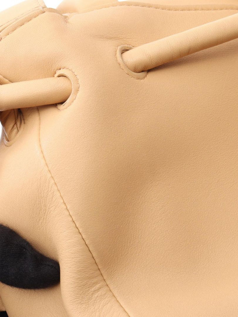 Neutral Beak leather shoulder bag