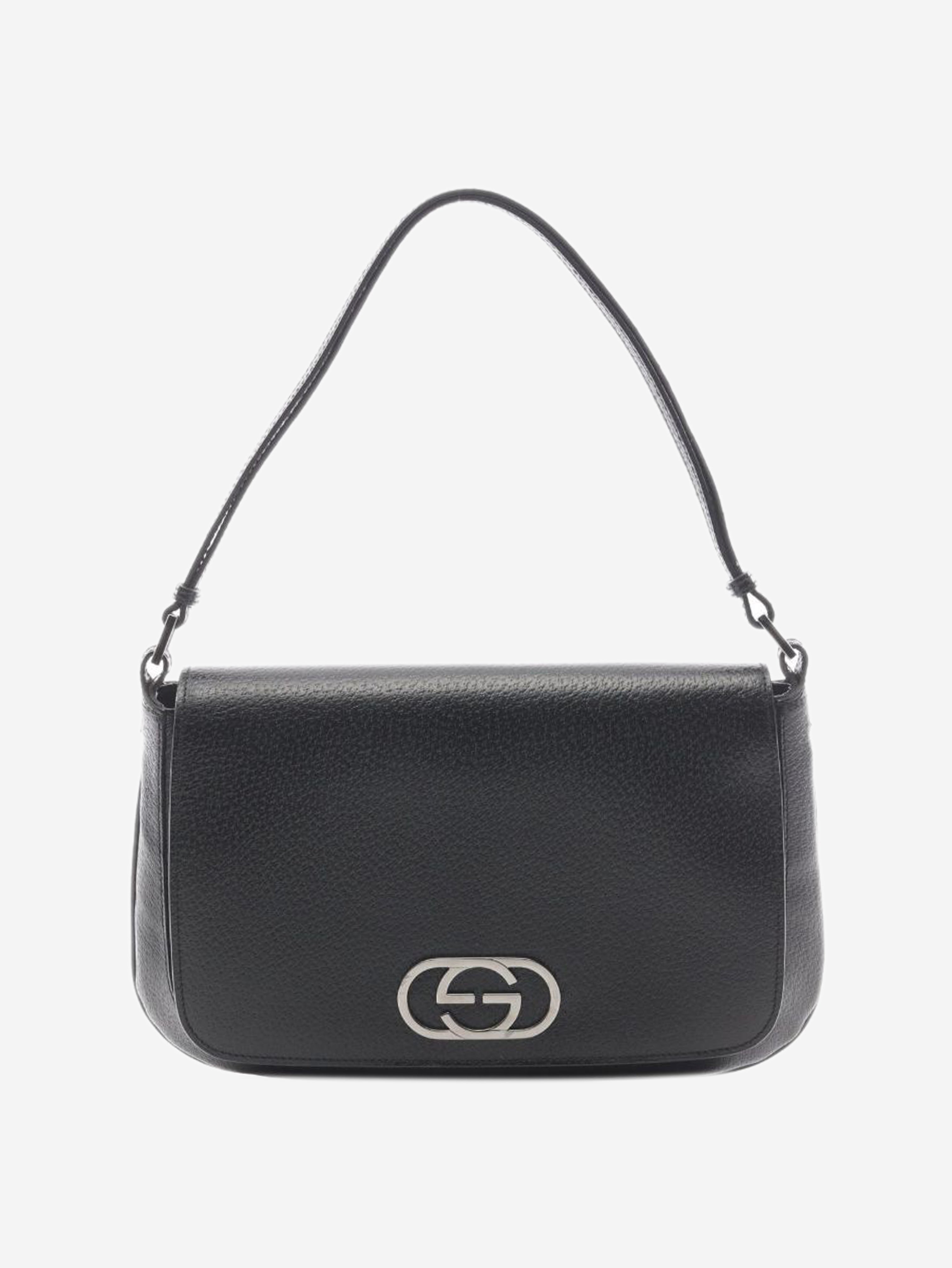 Black Interlocking G One shoulder bag