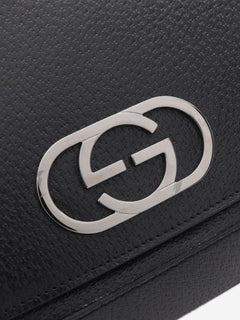 Black Interlocking G One shoulder bag