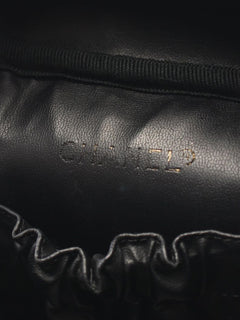 Black lambskin Bicolore Vanity bag