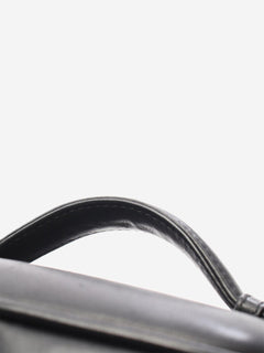 Black lambskin Bicolore Vanity bag