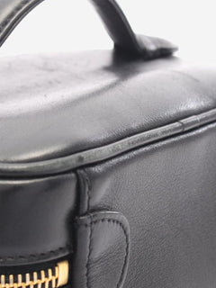 Black lambskin Bicolore Vanity bag