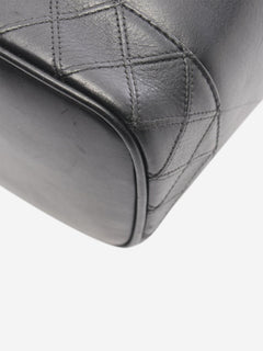 Black lambskin Bicolore Vanity bag