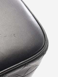 Black lambskin Bicolore Vanity bag