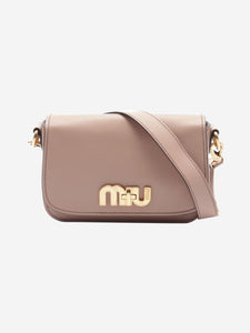 Miu Miu Blush leather shoulder bag