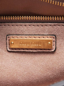 Miu Miu Blush leather shoulder bag
