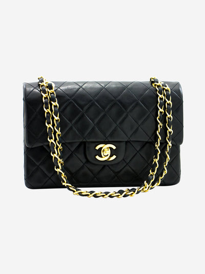 Black 1986 small Classic Double Flap bag Shoulder bags Chanel 