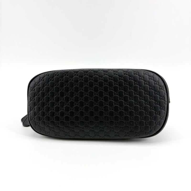 Black Micro Guccissima Dome bag