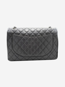 Chanel Black 2009 Caviar leather maxi Classic Single Flap bag