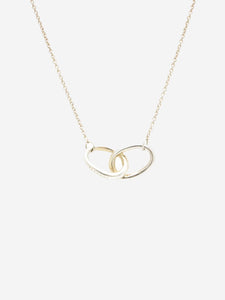 Tiffany & Co. Silver interlocking ring necklace