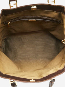 Fendi Brown FF Zucca tote bag