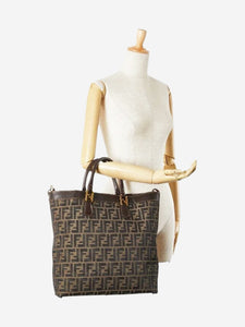 Fendi Brown FF Zucca tote bag