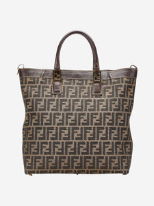 Fendi Brown FF Zucca tote bag