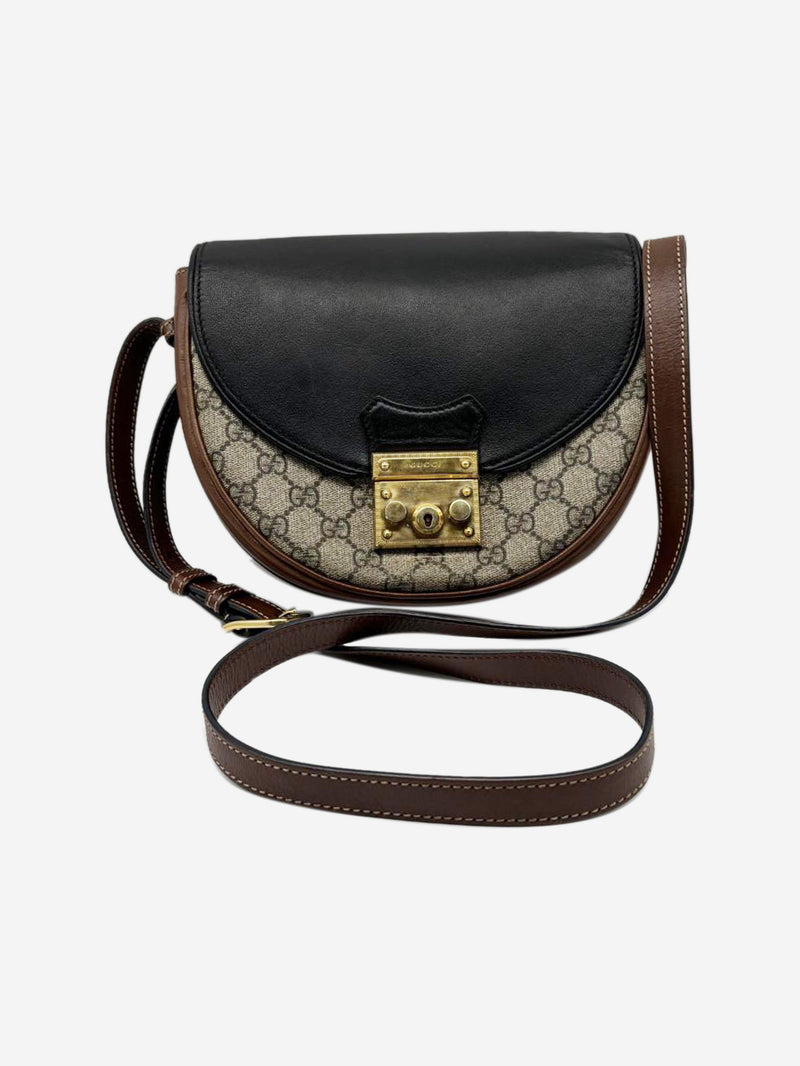 Brown GG Supreme Padlock shoulder bag Shoulder bags Gucci 