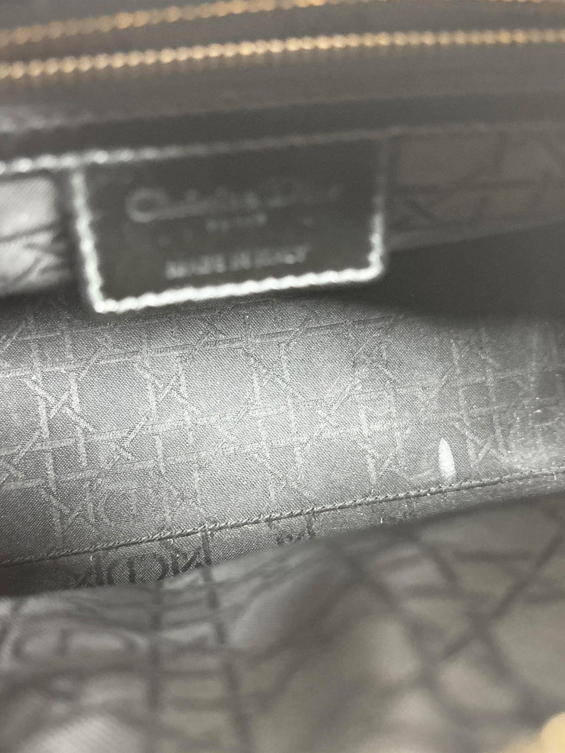 Black 2013 patent leather Lady Dior bag Shoulder bags Dior 