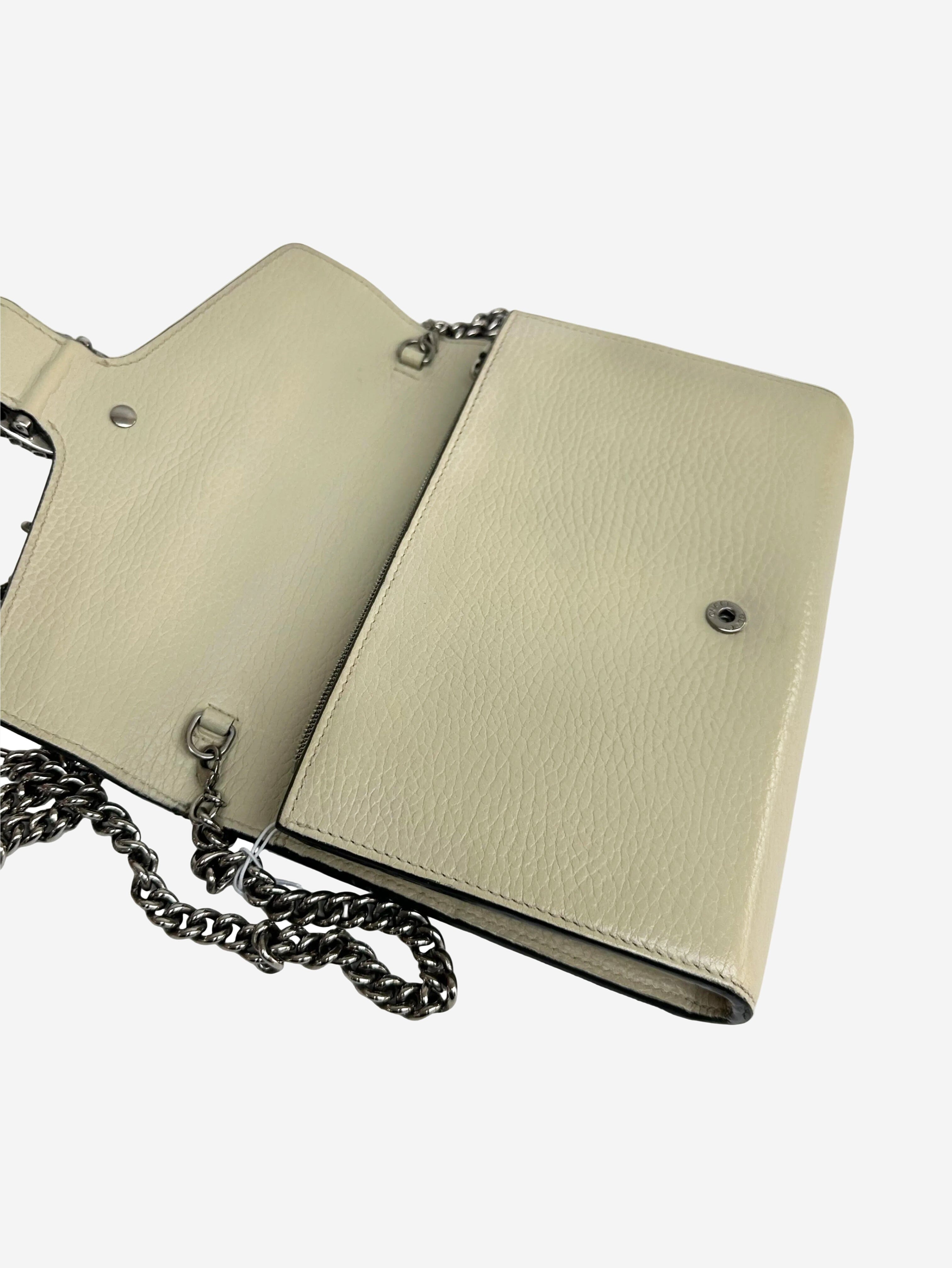 Cream Dionysus leather bag Cross-body bags Gucci 