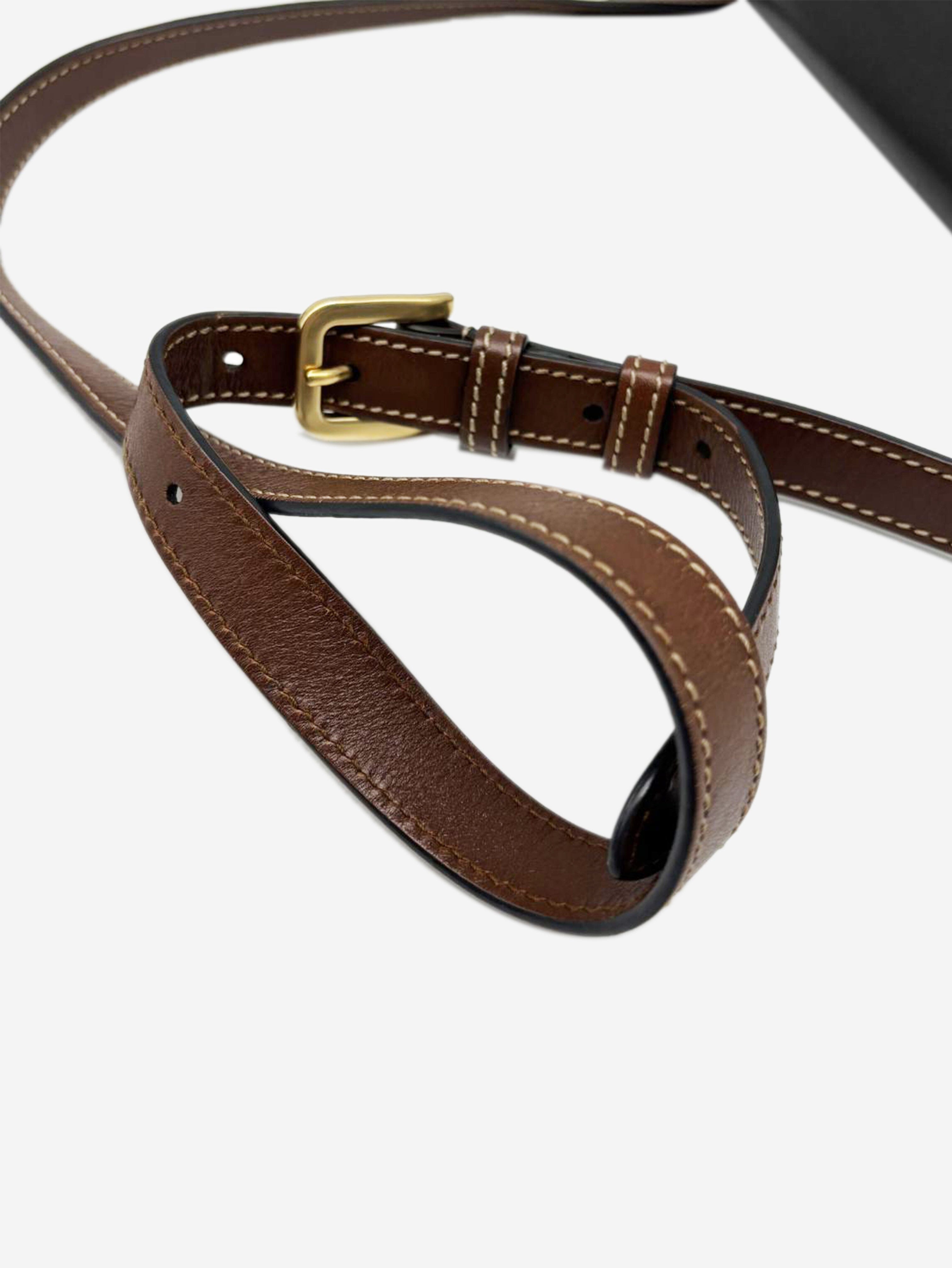 Brown GG Supreme Padlock shoulder bag Shoulder bags Gucci 