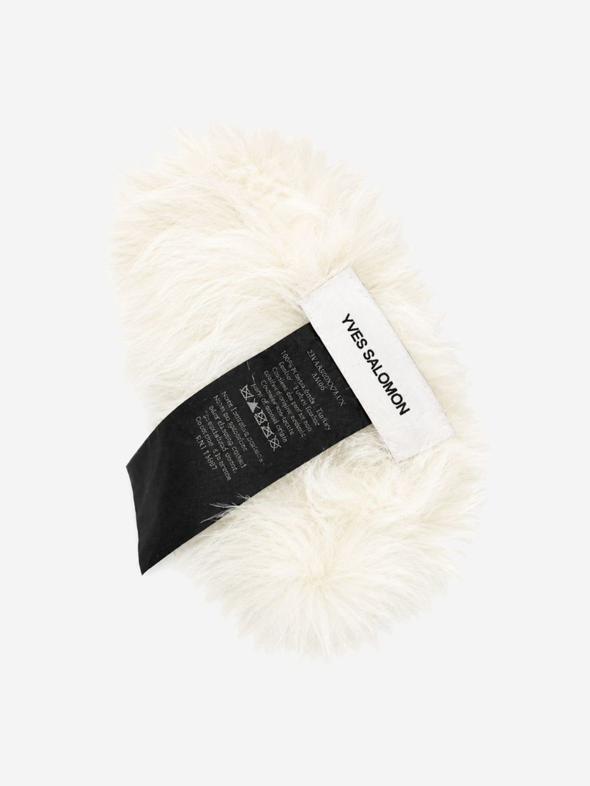 White feather scarf Scarves Yves Salomon 