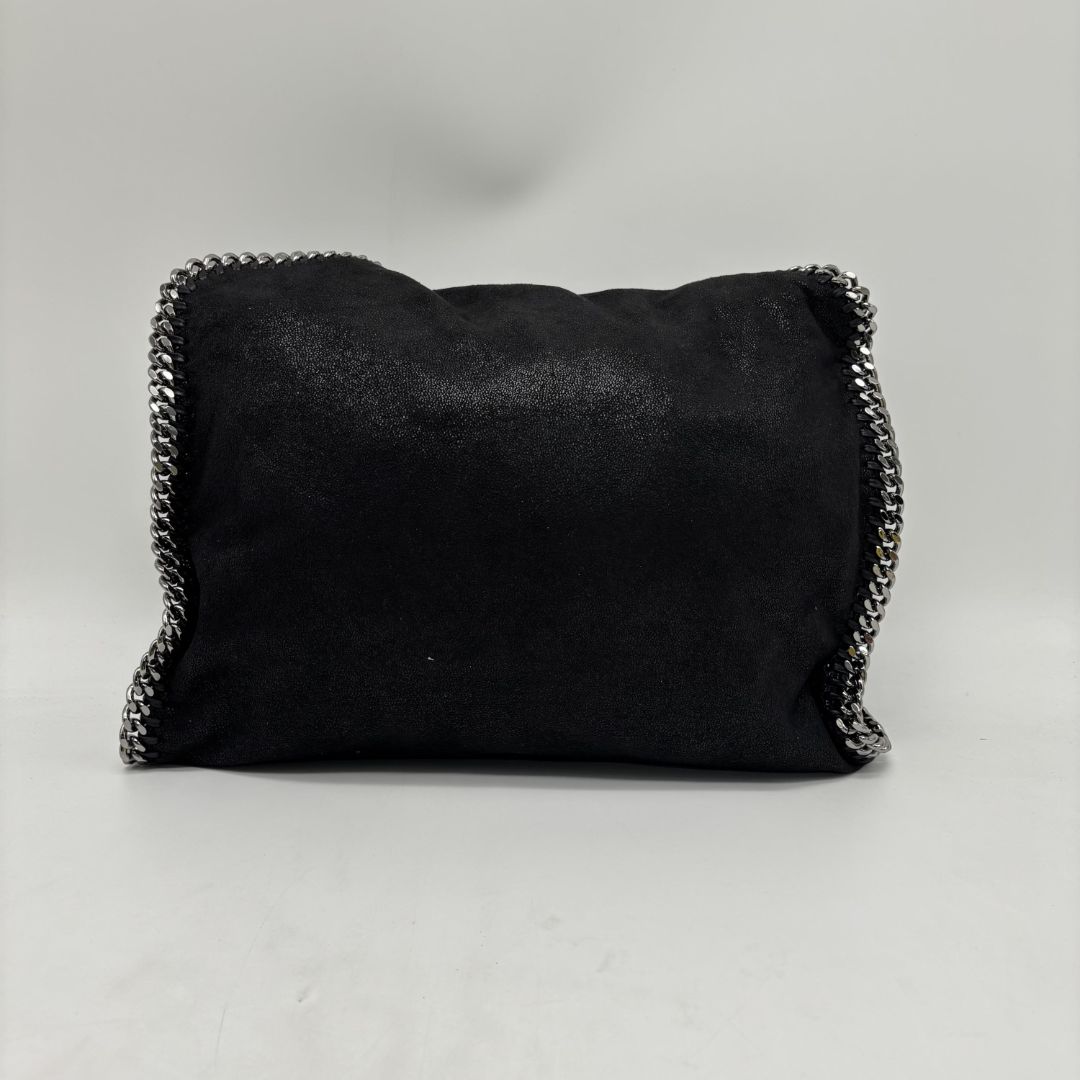Black Falabella three-chain tote bag