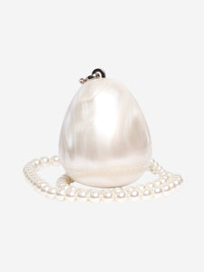 Simone Rocha Ivory Pearl Egg bag