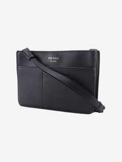 Black Saffiano leather mini crossbody bag Shoulder bags Prada 