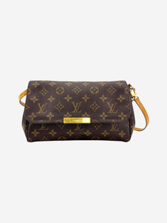 Brown 2014 Monogram Favorite MM bag Shoulder bags Louis Vuitton 