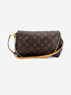 Brown 2014 Monogram Favorite MM bag Shoulder bags Louis Vuitton 